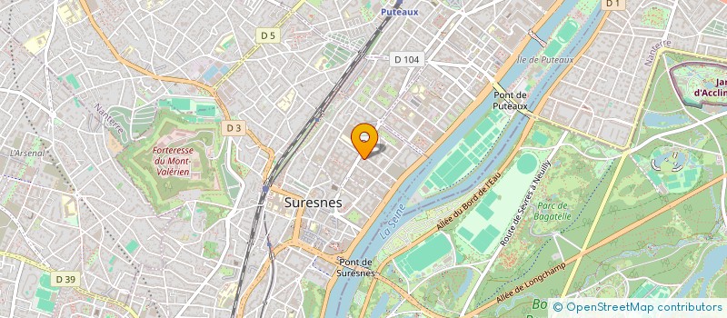 localisation de l'entreprise OCELLIS à SURESNES