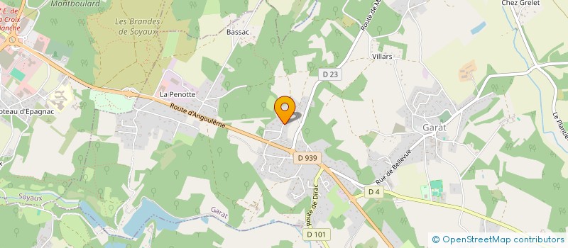 localisation de l'entreprise OCELYS à GARAT