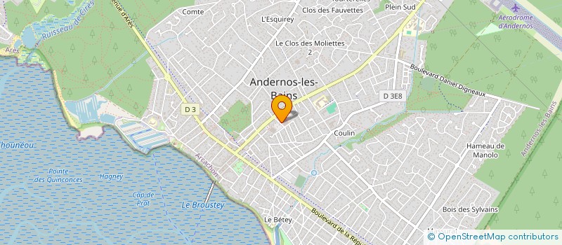 localisation de l'entreprise OCEMA  ANDERNOS-LES-BAINS