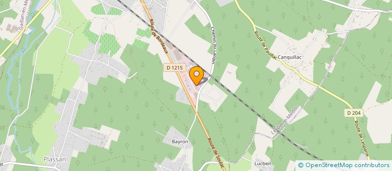 localisation de l'entreprise OCEMAE  LESPARRE-MEDOC