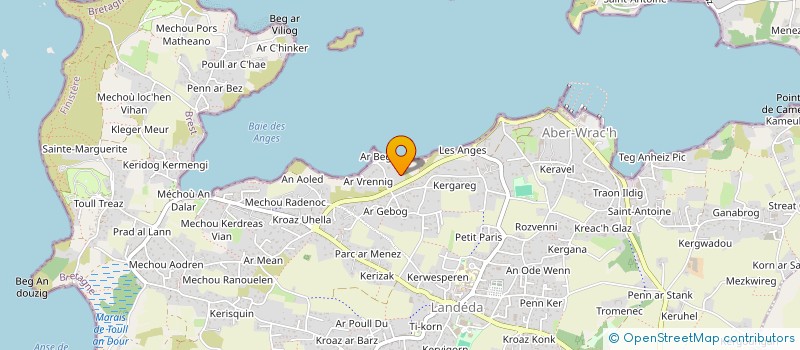 localisation de l'entreprise OCEOPS  LANDEDA