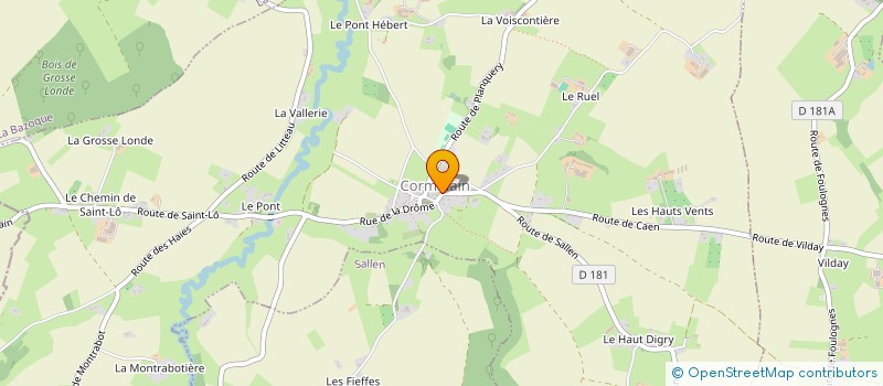 localisation de l'entreprise OCEROCTON  CORMOLAIN