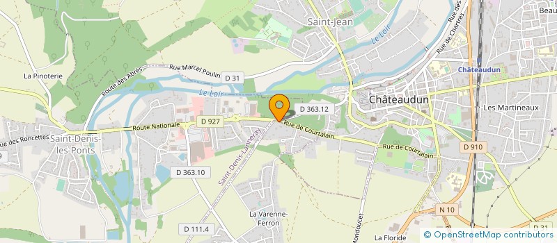 localisation de l'entreprise OCETHONY à LA CHAPELLE-DU-NOYER
