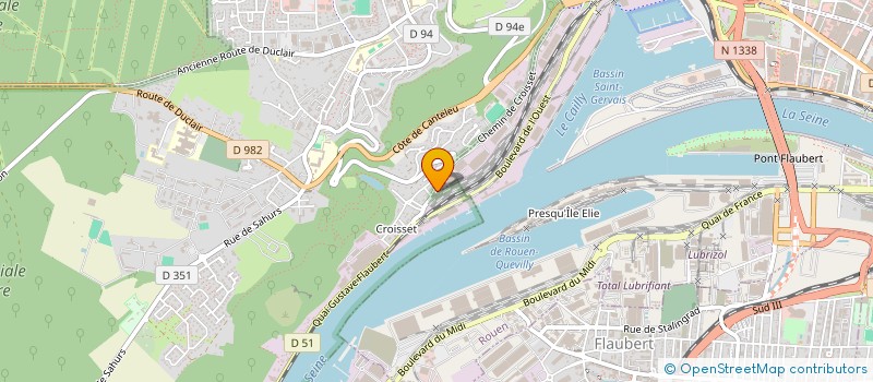 localisation de l'entreprise OCETRA à ROUEN