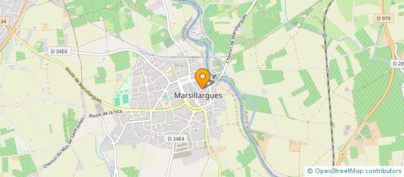 localisation de l'entreprise OCF  MARSILLARGUES