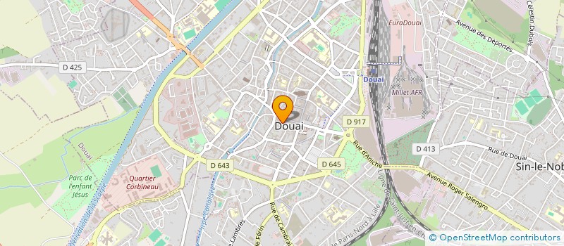 localisation de l'entreprise OCF à DOUAI
