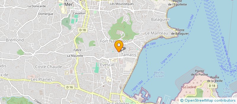 localisation de l'entreprise OCF FIFTEEN à LA SEYNE-SUR-MER