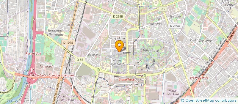 localisation de l'entreprise OCG-BATIMENT à GRENOBLE