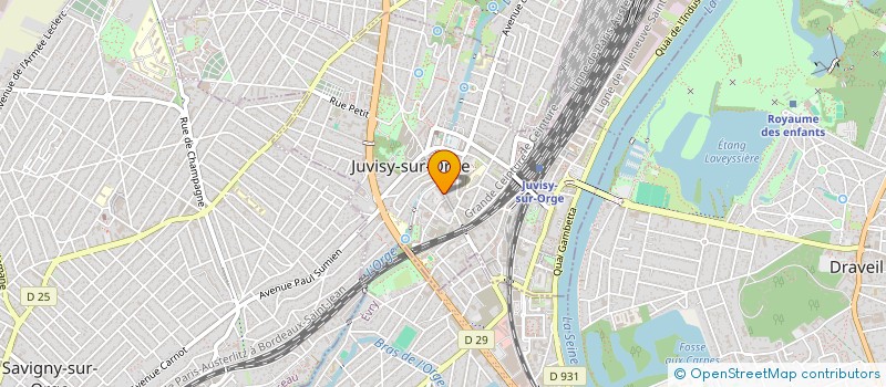 localisation de l'entreprise OCGF à JUVISY-SUR-ORGE