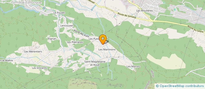 localisation de l'entreprise OCH PATRIMOINE  SIMIANE-COLLONGUE