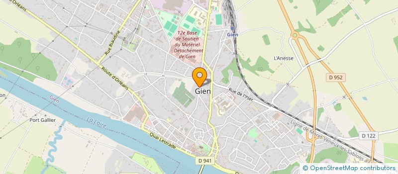 localisation de l'entreprise OCHALA à GIEN