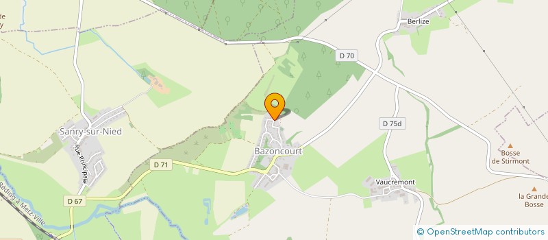 localisation de l'entreprise OCHEM COLSON  BAZONCOURT