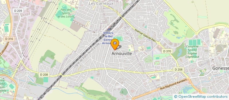 localisation de l'entreprise OCHO BARBER  ARNOUVILLE