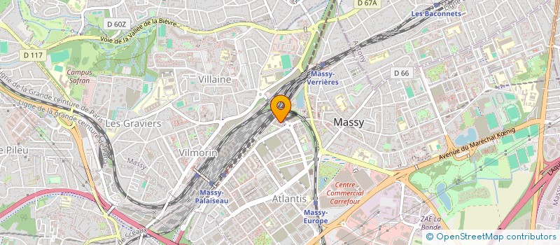 localisation de l'entreprise OCHO MULTISERVICES à MASSY
