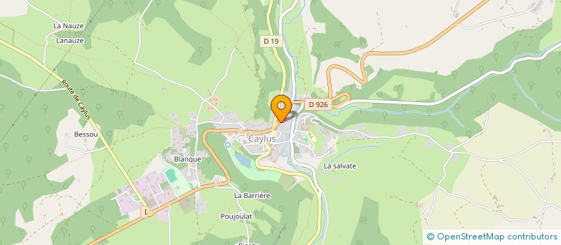 localisation de l'entreprise OCHRIN  CAYLUS