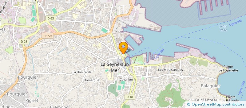 localisation de l'entreprise OCHRISTAL à LA SEYNE-SUR-MER
