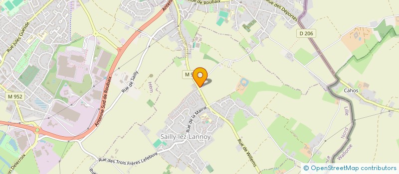 localisation de l'entreprise OCI  SAILLY-LEZ-LANNOY