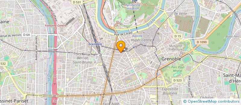 localisation de l'entreprise OCI à GRENOBLE