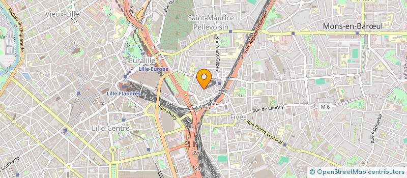 localisation de l'entreprise OCI DIAGNOSTIC à LILLE