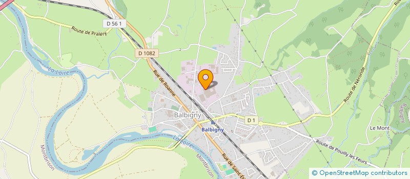 localisation de l'entreprise OCI OPTIMISATION COBOT INDUSTRIE à BALBIGNY