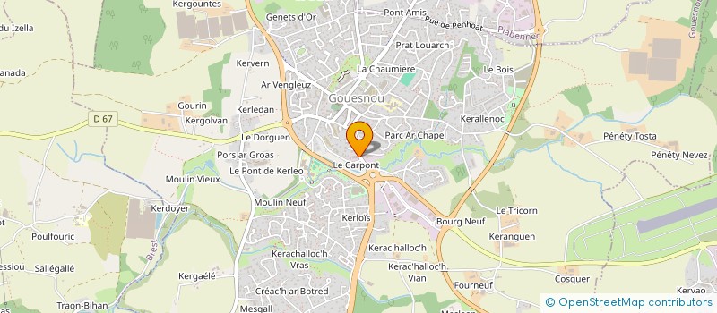 localisation de l'entreprise OCI OUEST à SAINT-HERBLAIN