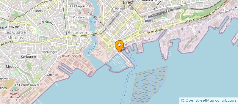localisation de l'entreprise OCIAM ENERGIE à BREST