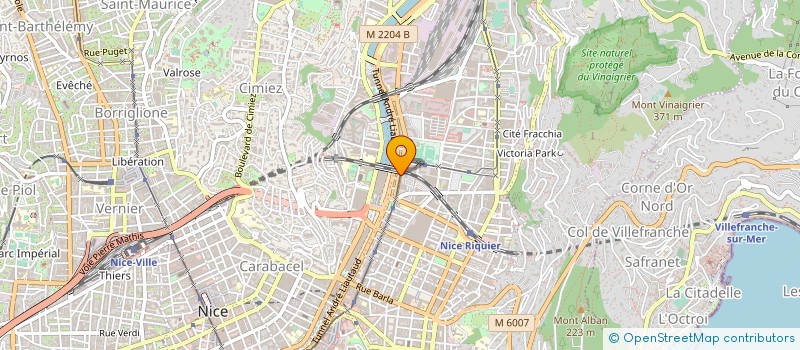 localisation de l'entreprise OCIC CHEVRIER à NICE