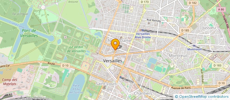 localisation de l'entreprise OCIL 78 CAIS PREF IMMO YVELINE à VERSAILLES