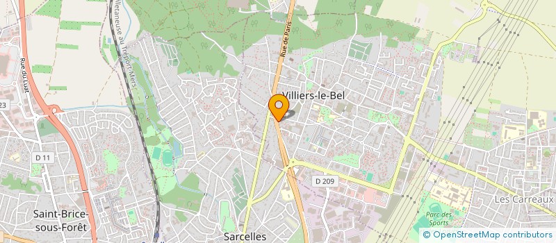 localisation de l'entreprise OCIM à VILLIERS-LE-BEL