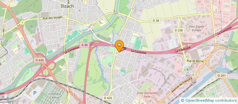 localisation de l'entreprise OCITO SERVICES A LA PERSONNE  ILLZACH