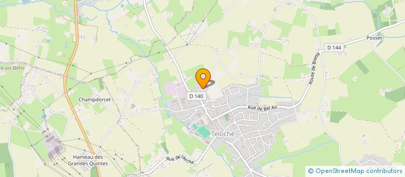 localisation de l'entreprise OCJS  TELOCHE