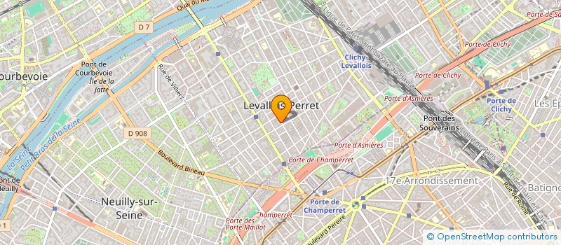 localisation de l'entreprise OCK1 FINANCES à LEVALLOIS-PERRET