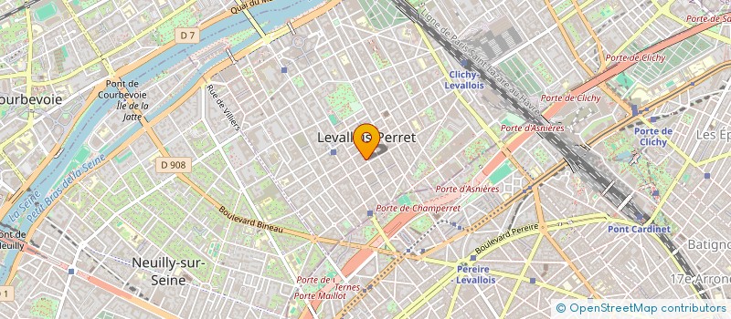 localisation de l'entreprise OCK2 FINANCES à LEVALLOIS-PERRET