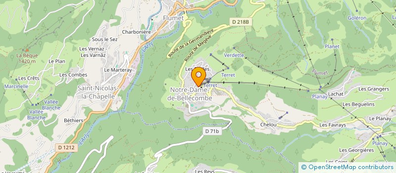 localisation de l'entreprise OCKE  NOTRE-DAME-DE-BELLECOMBE