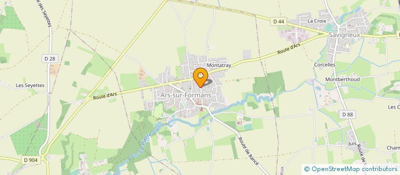 localisation de l'entreprise OCL  ARS-SUR-FORMANS