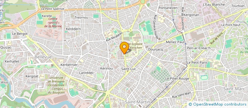 localisation de l'entreprise OCLAKE à BREST