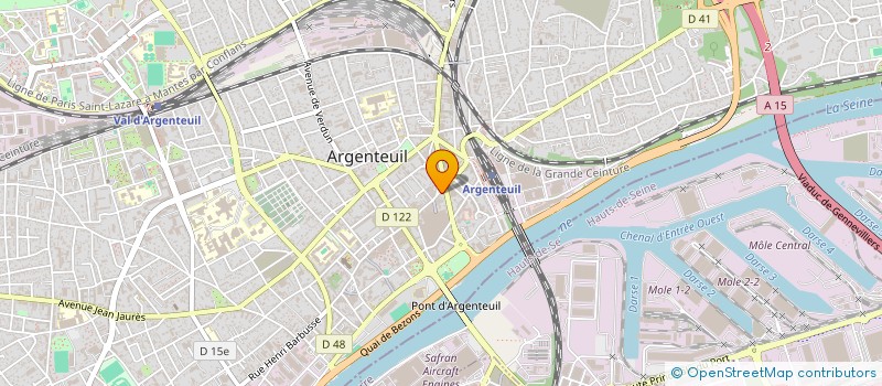 localisation de l'entreprise OCLB BATIMENT  SAINT-GRATIEN