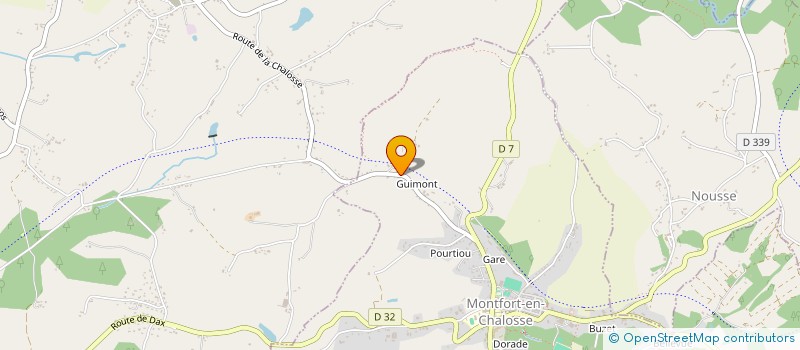 localisation de l'entreprise OCLEAN à MONTFORT-EN-CHALOSSE