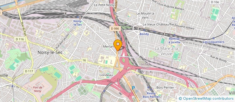 localisation de l'entreprise OCLR à NOISY-LE-SEC