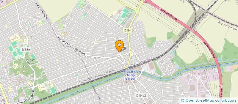 localisation de l'entreprise OCM 77  MITRY-MORY