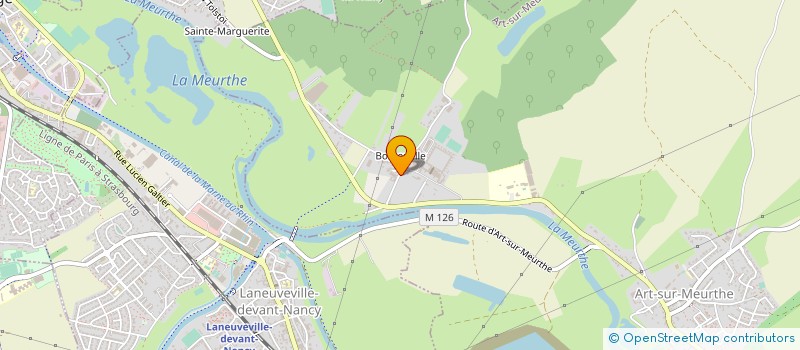 localisation de l'entreprise OCM  ART-SUR-MEURTHE