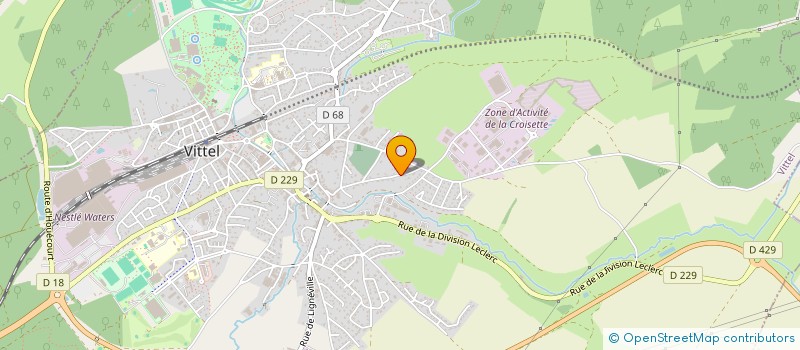 localisation de l'entreprise OCM IMMO  VITTEL