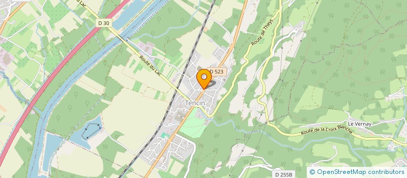 localisation de l'entreprise OCM INDUSTRIE  TENCIN