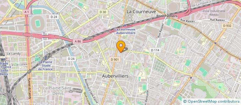 localisation de l'entreprise OCMG à AUBERVILLIERS