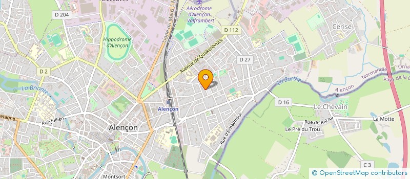 localisation de l'entreprise OCN à ALENCON