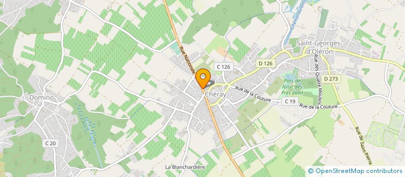 localisation de l'entreprise OCN - OLE CHAIS NOUS à SAINT GEORGES D'OLERON