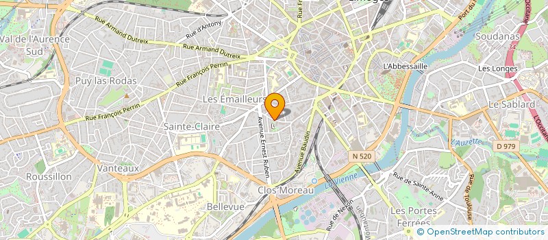 localisation de l'entreprise OCNA à LIMOGES