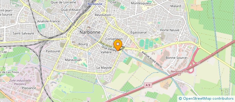 localisation de l'entreprise OCNAAU  NARBONNE