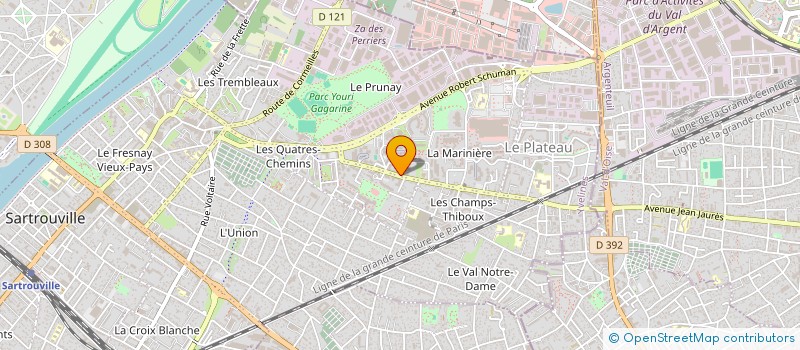 localisation de l'entreprise OCOIN à SARTROUVILLE