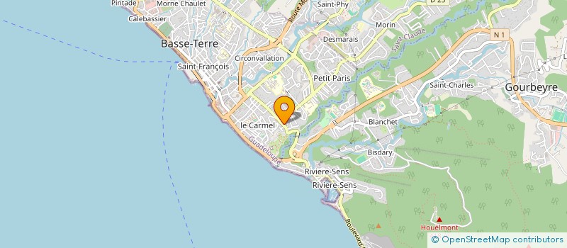 localisation de l'entreprise OCP à BASSE-TERRE